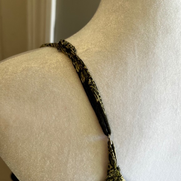 India Boutique Green Patterned Sun Dress Sleeveless Casual Lightweight Dress - Picture 5 of 8